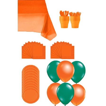 Turuncu Sofra Seti 25 Kişilik