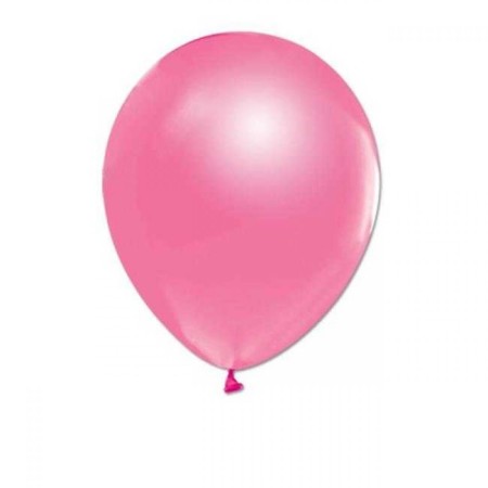 100 lü Metalik Pembe Balon 12 inç