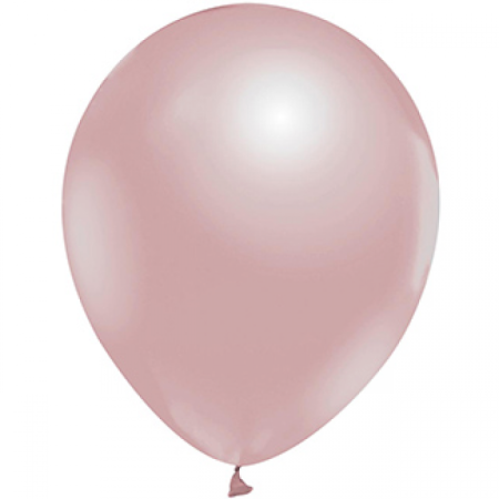 100 lü Balon Metalik Gül Kurusu 12 inc