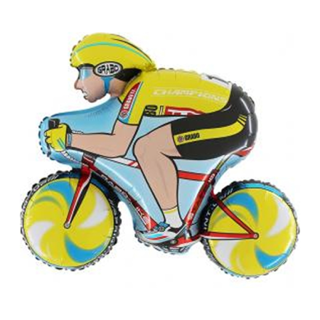 Sarı Bisiklet Folyo Balon 31 inç 78 cm