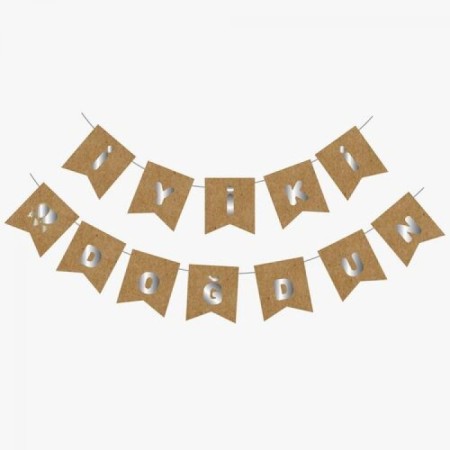 Kraft Gümüş İyi ki Doğdun Banner