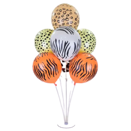 7 li Balon Demeti Safari Desenli