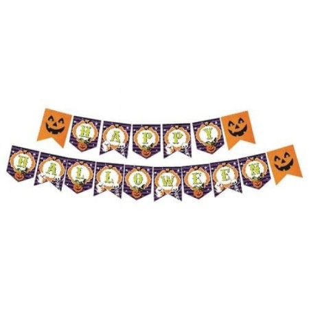 Halloween Happy Zikzak Banner