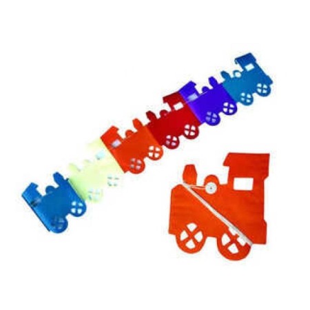 Asmalı Tren Süs Karışık Renk 3 metre