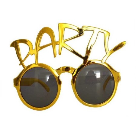 Parti Gözlük Gold Party