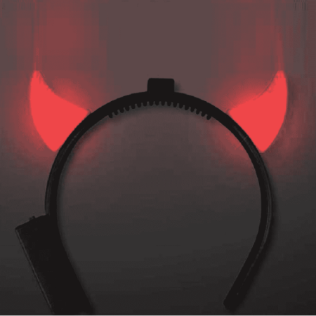 Halloween Taç Şeytan Işıklı 1 Adet