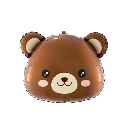 Ayı Kafa Folyo Balon 61x58 cm