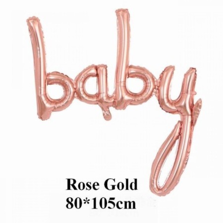 Baby Folyo Balon Rose Gold