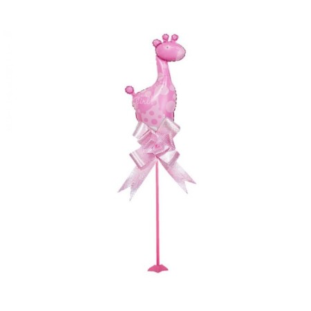 Çubuklu Masa Üstü Zürafa Folyo Balon