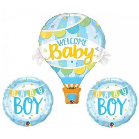 Welcome Baby Folyo Balon Mavi