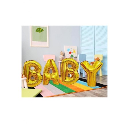 Gold Baby Folyo Balon Seti