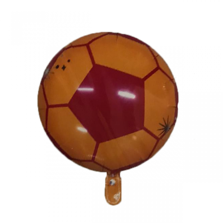 Sarı Kırmızı Baskılı Yuvarlak Folyo Balon