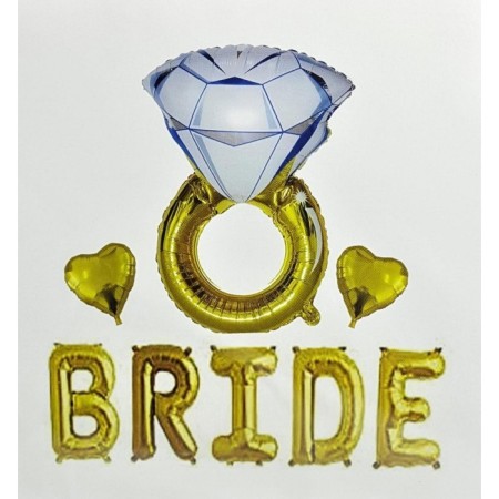Brıde Gold Folyo Balon Set