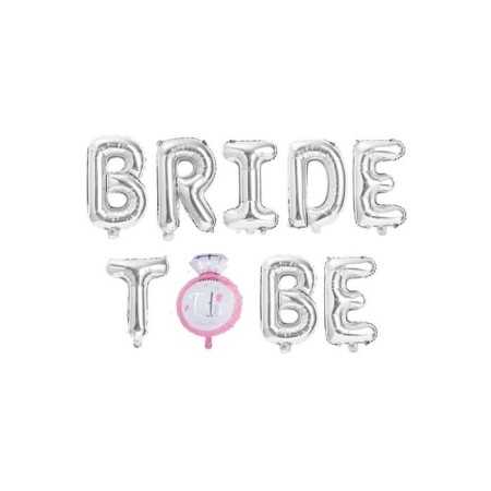 Brıde To Be Gümüş Yüzüklü Folyo Balon