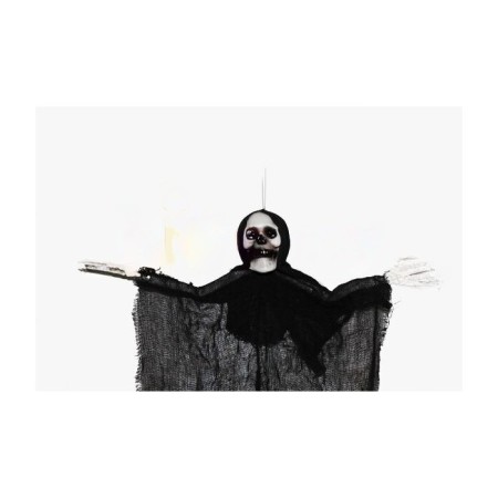 Halloween İskelet Korkuluk 60 Cm Siyah