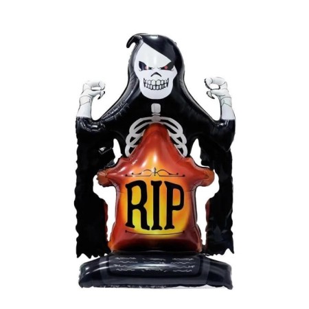 Halloween Mezar Taşı Rip Folyo Balon 70x110 cm