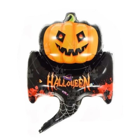 Halloween Uçan Balkabağı Folyo Balon 88x61 cm