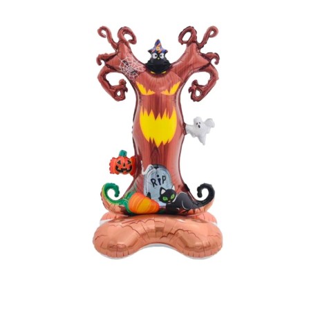 Halloween Ayaklı Ağaç Folyo Balon 144x77 cm