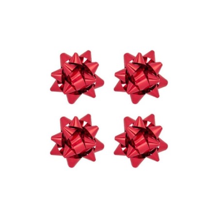 Hediye Paketi Süsü Kırmızı Renk 10 Adet