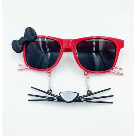 Parti Gözlük Kırmızı Kedi