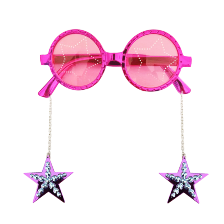 Parti Gözlük Yıldız Pembe