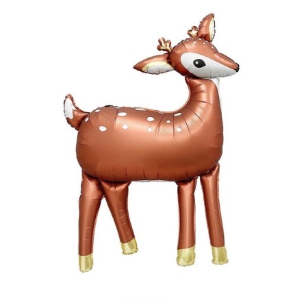 Ayaklı Büyük Geyik Folyo Balon 124x96 cm