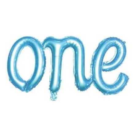 Mavi One Folyo Balon