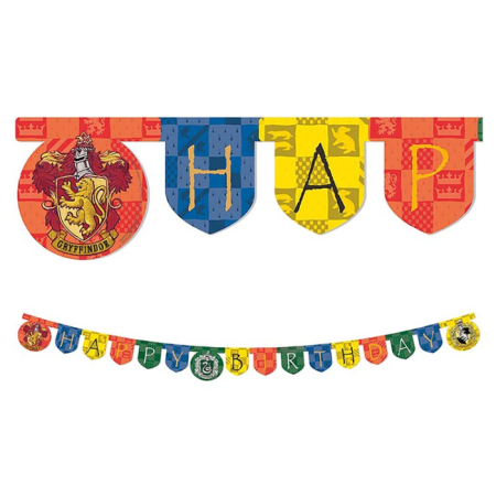 Harry Potter Hogwarts Happy Bırthday Banner 210 cm