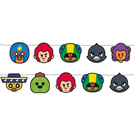 Brawl Stars Özel Kesim Banner 3,20 cm
