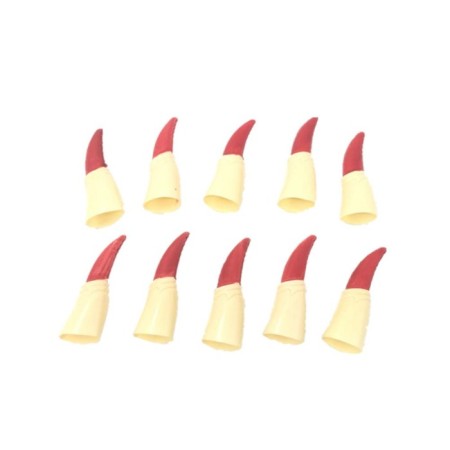 Halloween Cadı Tırnağı Lüks 10 lu Kırmızı