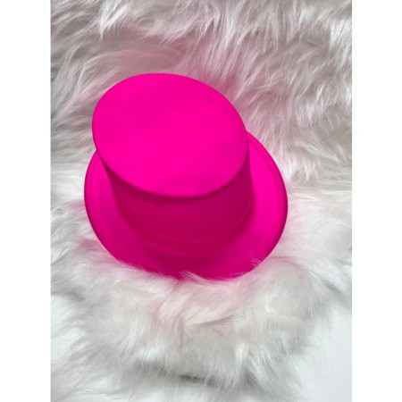 Pembe Makaron Renkli Lazer Şapka 28x15 cm