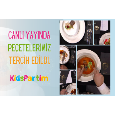 Canlı Yayında Peçetelerimiz Tercih Edildi