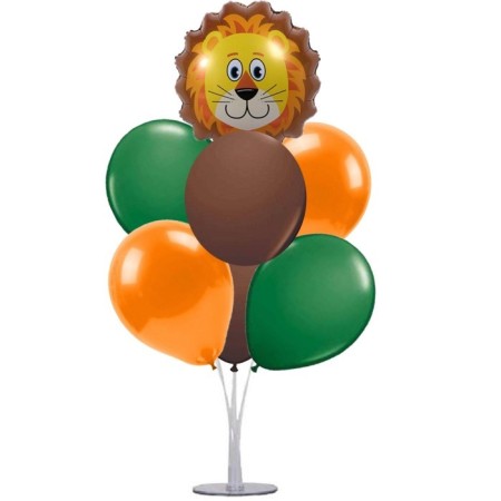 7 li Balon Demeti Aslan Safari Temalı Balon