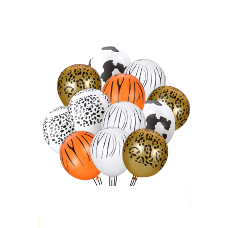 Karışık Safari Temalı Lateks Balon