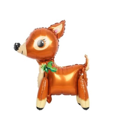 3D Geyik Folyo Balon 59x55 cm