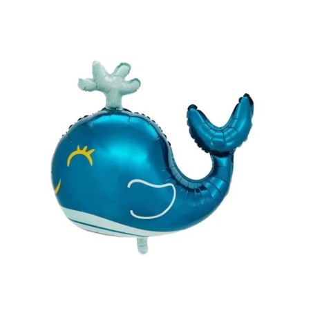 Mavi Balina Folyo Balon 92x76 cm