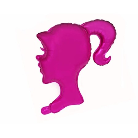 Pembe Kız Folyo Balon 64x62 cm