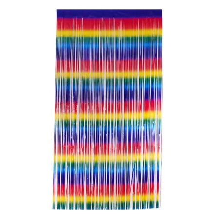 Metalize Rengarenk  Arka Fon Süs 100x200 cm