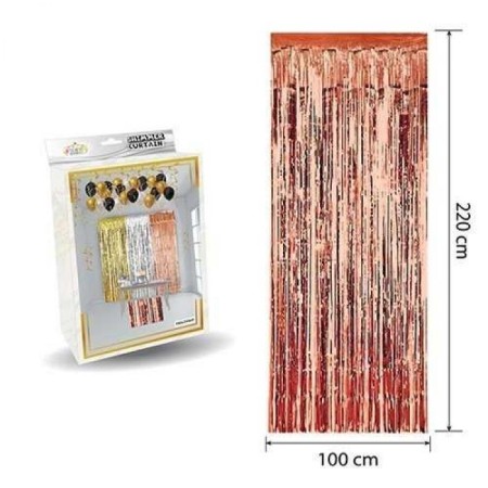 Metalize Rose Gold Arka Fon Süsü