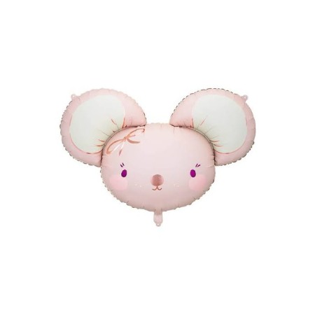 Pembe Fare Folyo Balon 68x59 cm