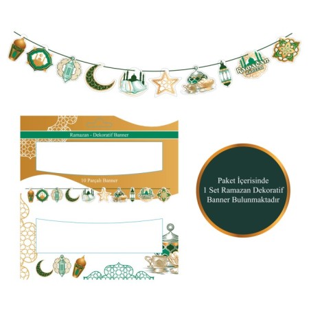 Ramazan Dekor Banner 10 lu
