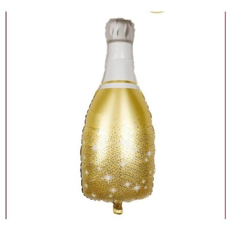 Gold Şampanya Şişesi Folyo Balon 100x49 cm