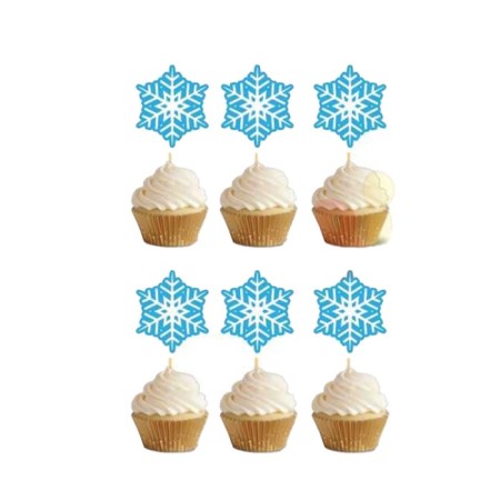 Kar Tanesi Temalı Kürdan 10 lu