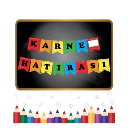 Karne Hatırası Kağıt Banner 13 Parça