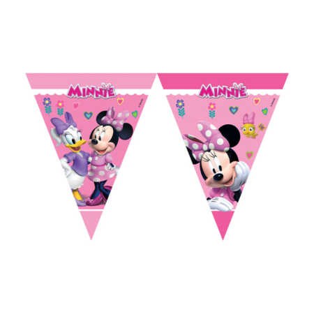 Minnie Mouse Üçgen Bayrak Flama 2,90 cm