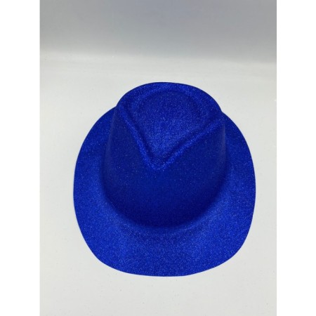 Lacivert Simli Kovboy Şapkası 30x25 cm