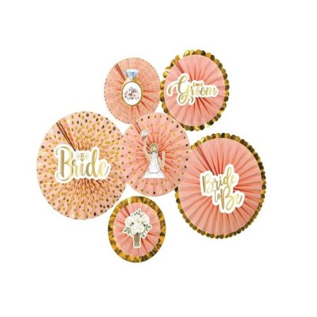 Bride Varaklı Yelpaze Set 6 lı