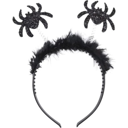 Halloween Taç Örümcek Figürlü Siyah