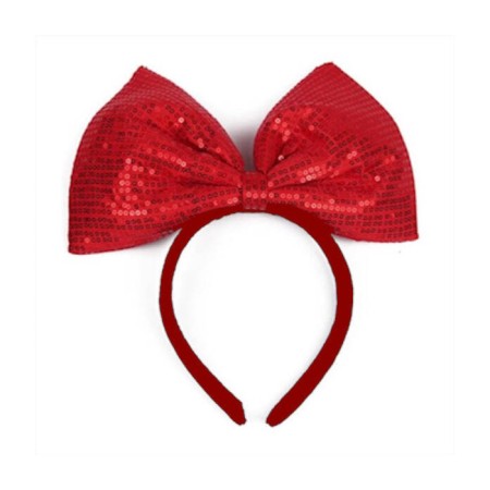 Pullu Papyon Taç Kırmızı