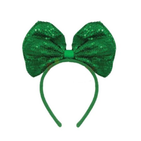 Pullu Papyon Taç Yeşil 19x13 cm